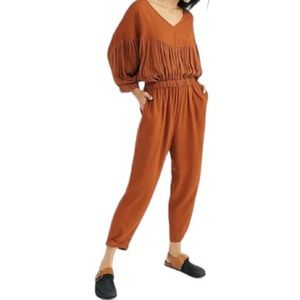 Free People Endless Summer Boho Jumpsuit Absolute Heaven Slouchy Rust